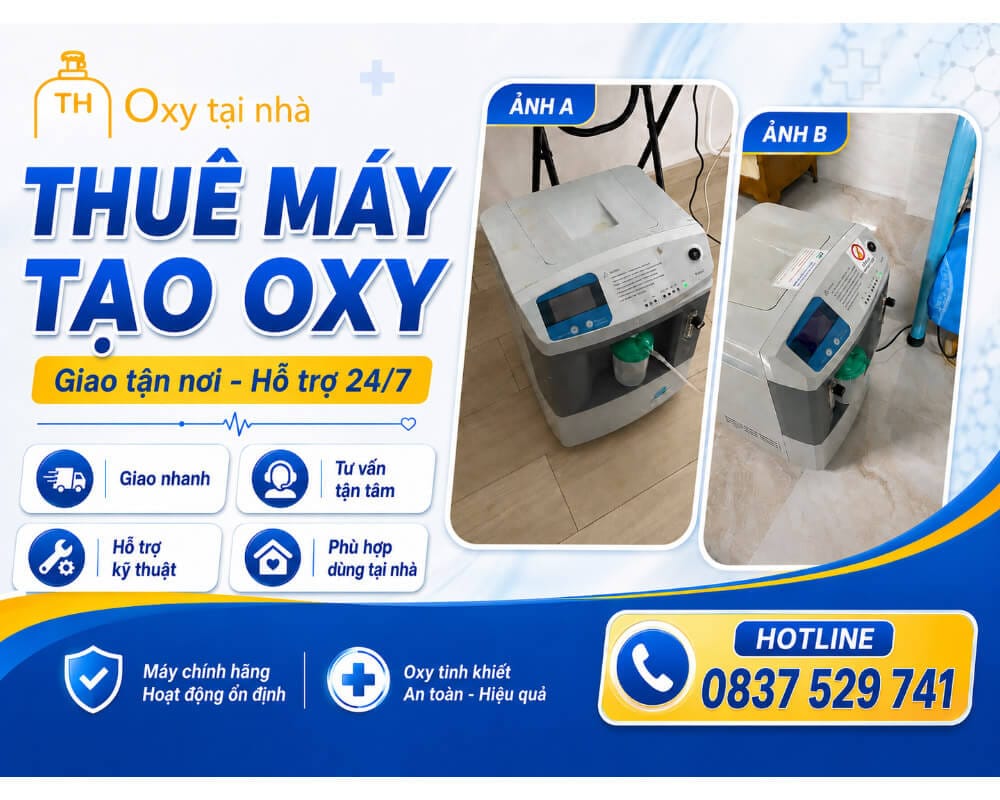 Giao máy tạo oxy tại Hoàng Văn Thụ quận Phú Nhuận