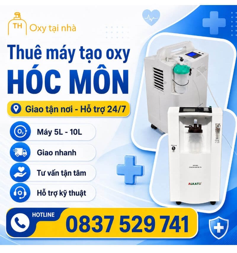Giao máy thở oxy Hóc Môn