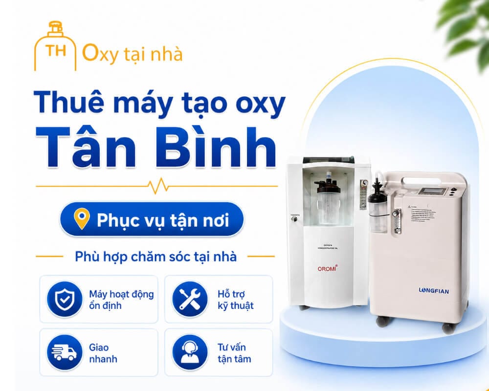 Thuê máy tạo oxy cách mạng tháng tám